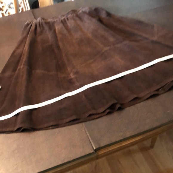Vintage Pia Rucci Suede Leather Skirt - Picture 7 of 11